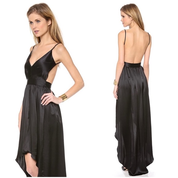 ONE by Contrarian Dresses & Skirts - ONE by Contrarian Babs Bibb Silk Backless Dress 10